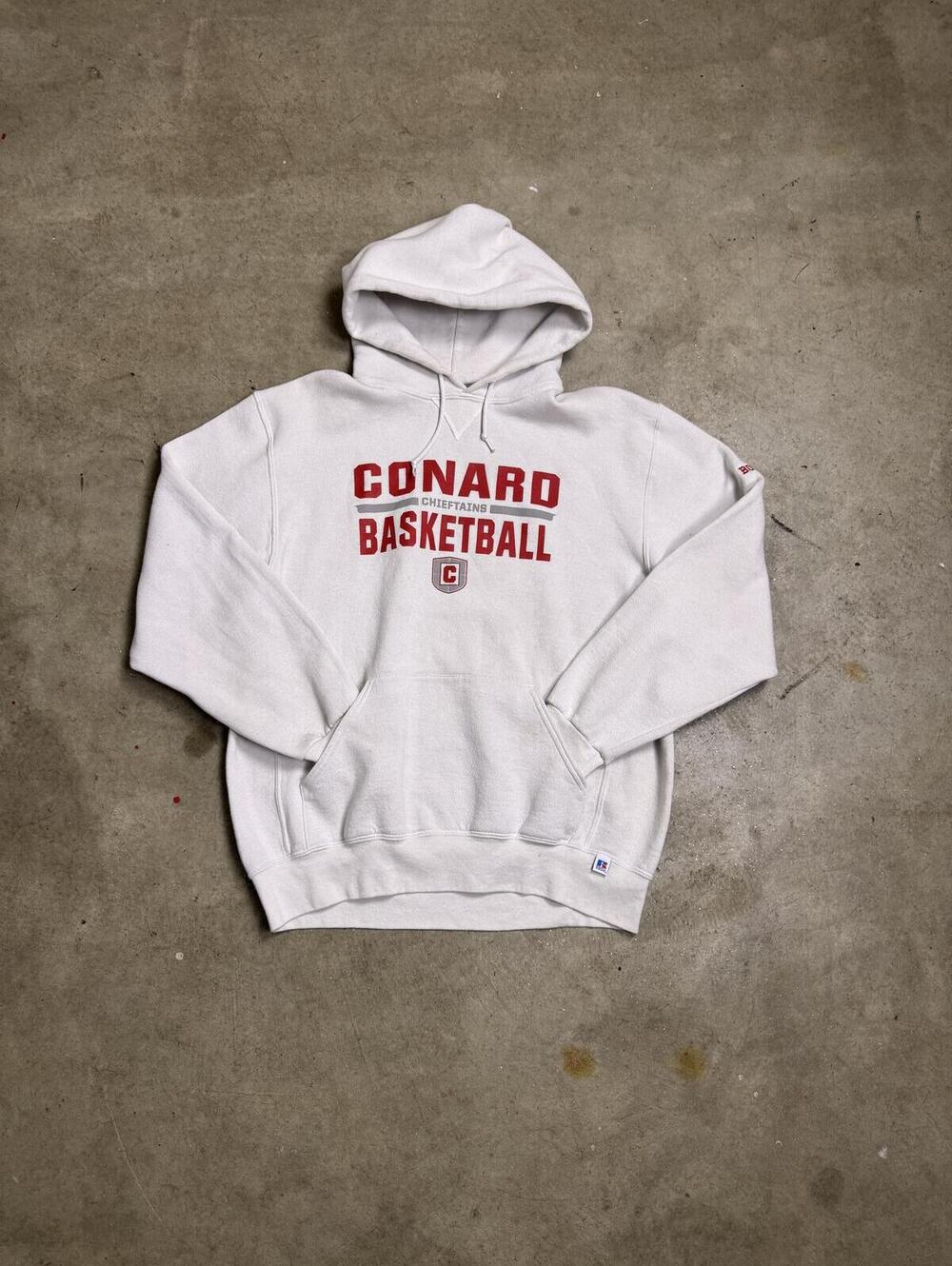 Vintage Russell Athletic Basketball Hoodie Conard High School